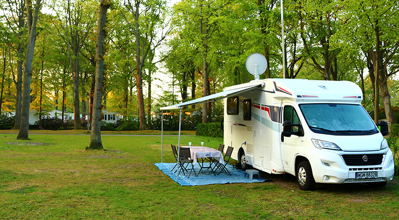 Miejsce na campingu